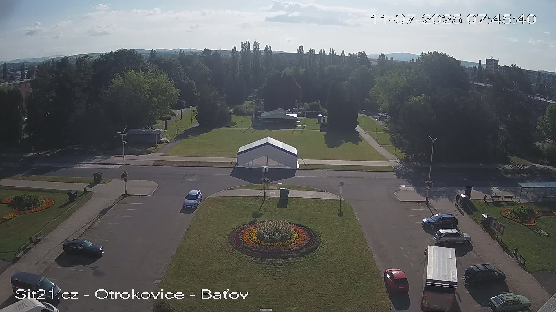 Otrokovice Batov Community Center Park & Flood Memorial Live Cam -  Otrokovice, Zlin, Czechia