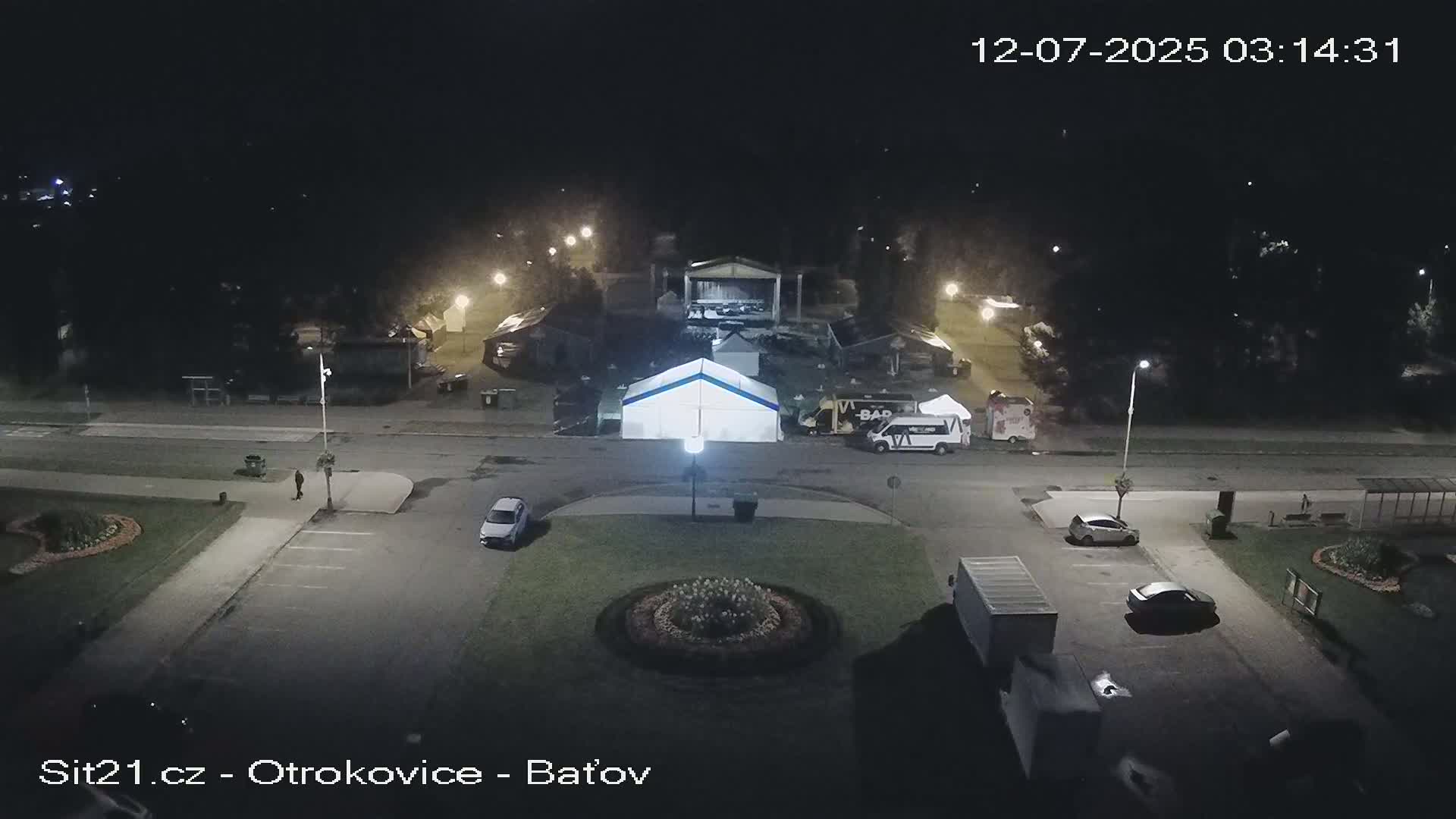 Otrokovice Batov Community Center Park & Flood Memorial Live Cam -  Otrokovice, Zlin, Czechia