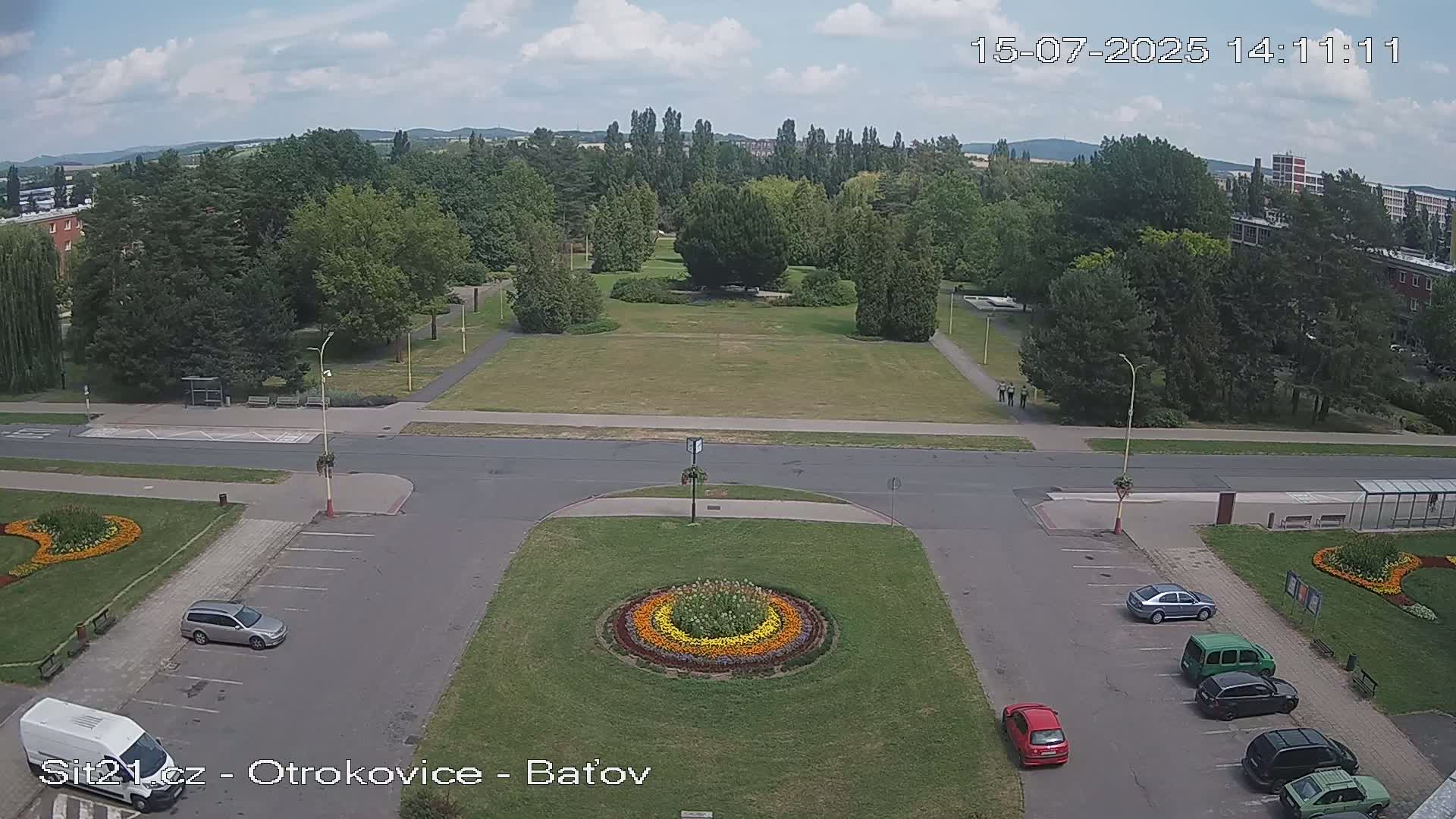 Otrokovice Batov Community Center Park & Flood Memorial Live Cam -  Otrokovice, Zlin, Czechia