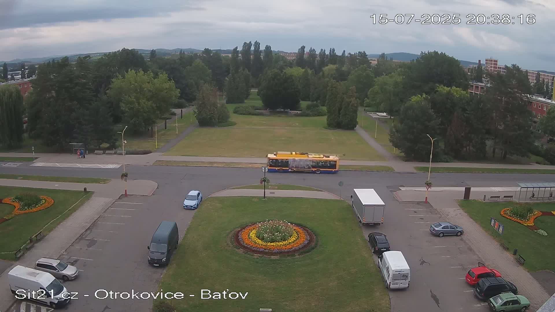 Otrokovice Batov Community Center Park & Flood Memorial Live Cam -  Otrokovice, Zlin, Czechia