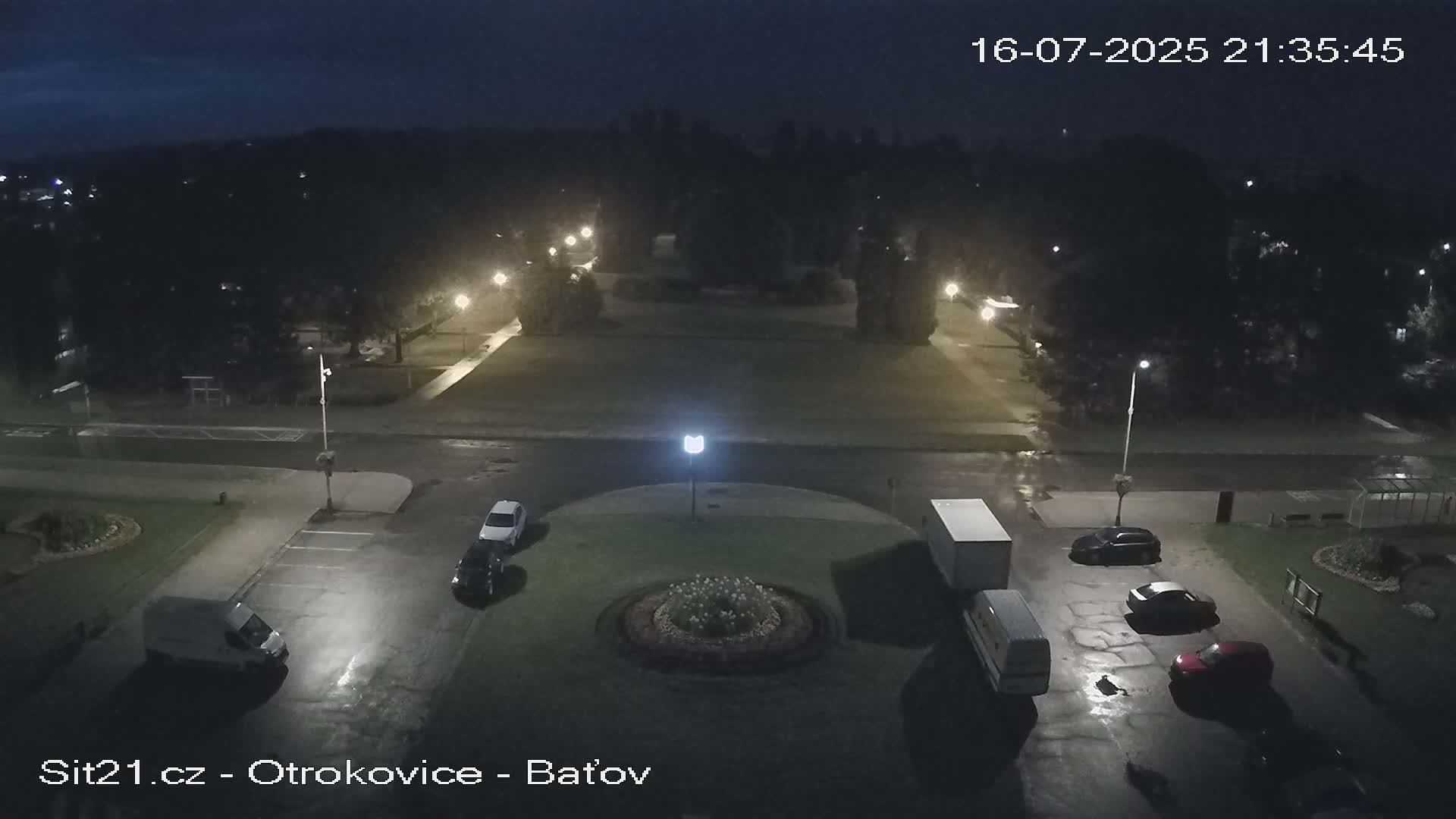 Otrokovice Batov Community Center Park & Flood Memorial Live Cam -  Otrokovice, Zlin, Czechia