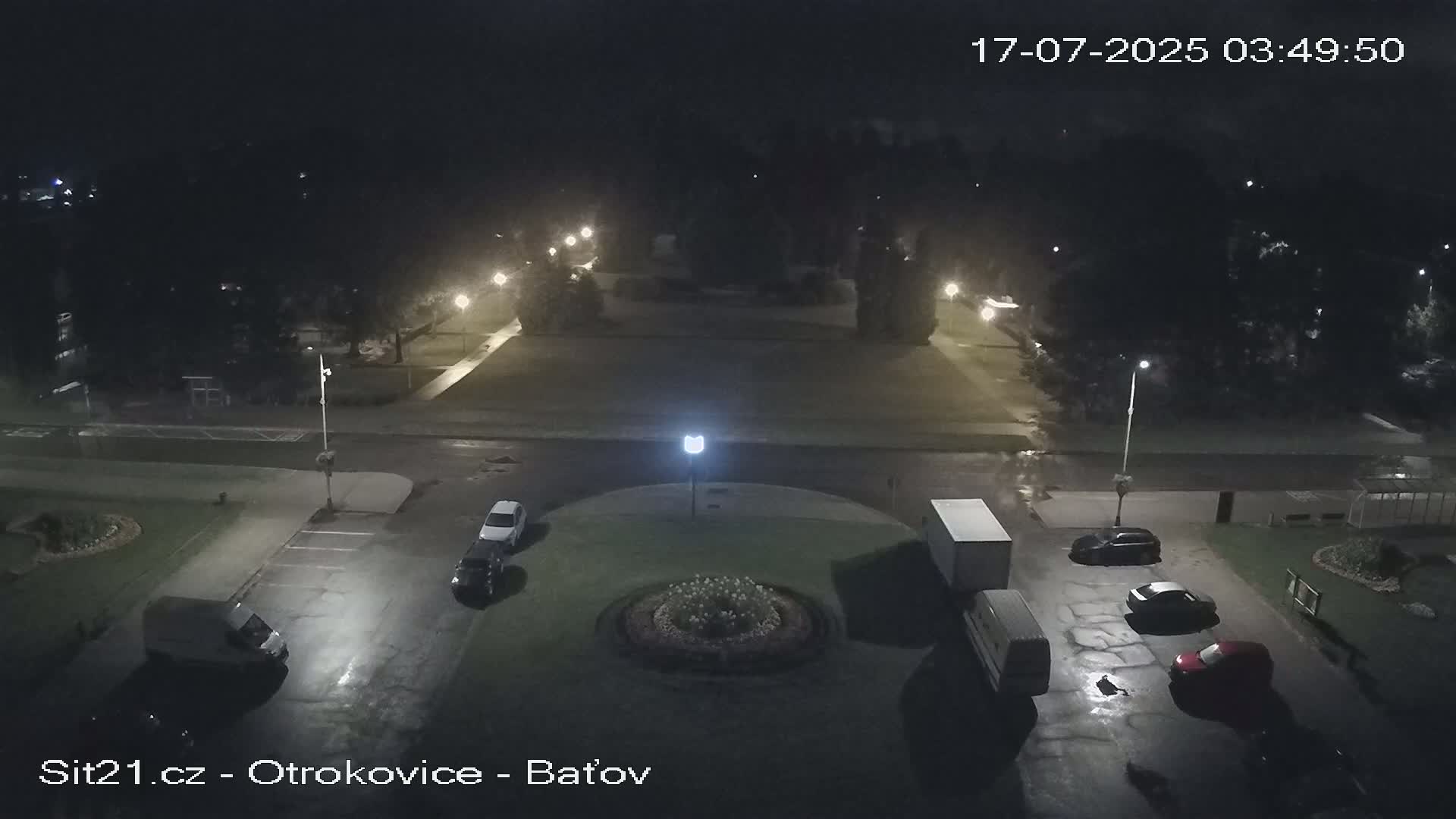 Otrokovice Batov Community Center Park & Flood Memorial Live Cam -  Otrokovice, Zlin, Czechia