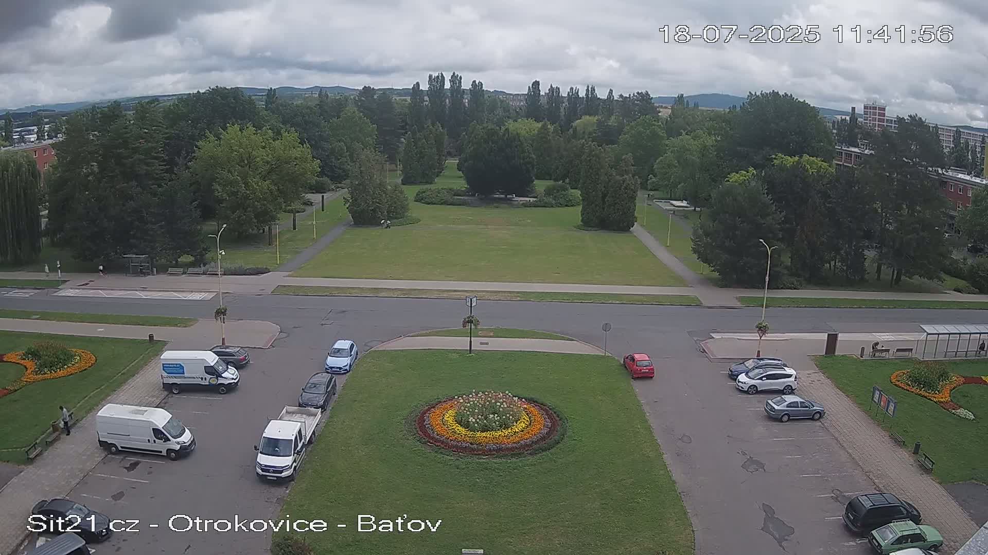 Otrokovice Batov Community Center Park & Flood Memorial Live Cam -  Otrokovice, Zlin, Czechia