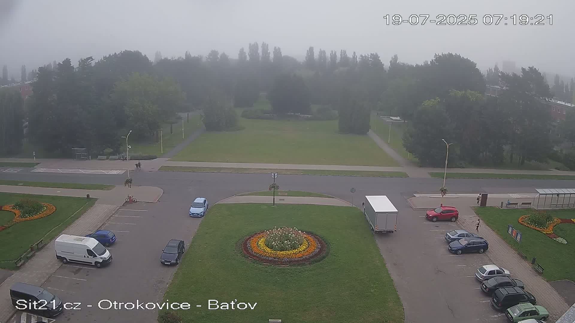 Otrokovice Batov Community Center Park & Flood Memorial Live Cam -  Otrokovice, Zlin, Czechia