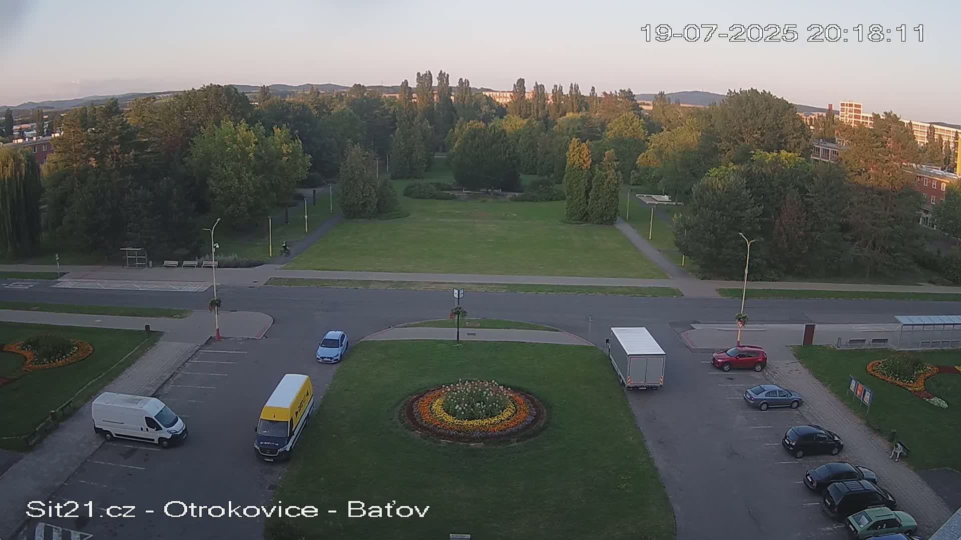 Otrokovice Batov Community Center Park & Flood Memorial Live Cam -  Otrokovice, Zlin, Czechia