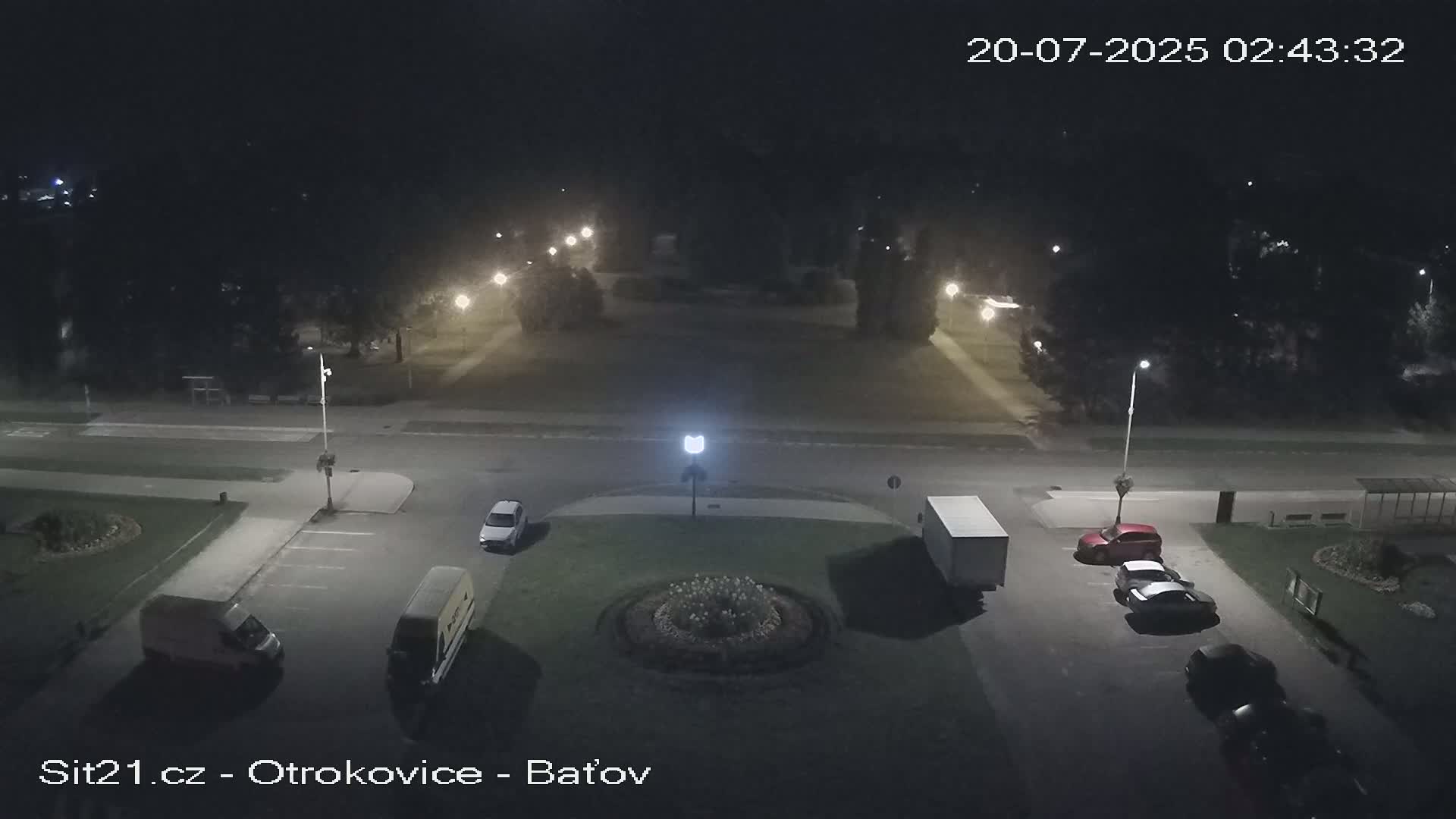 Otrokovice Batov Community Center Park & Flood Memorial Live Cam -  Otrokovice, Zlin, Czechia