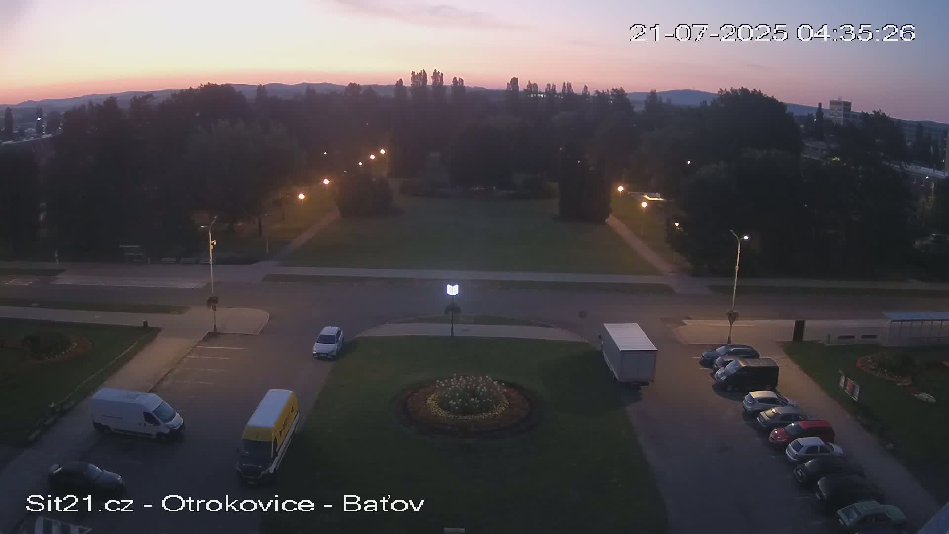 Otrokovice Batov Community Center Park & Flood Memorial Live Cam -  Otrokovice, Zlin, Czechia