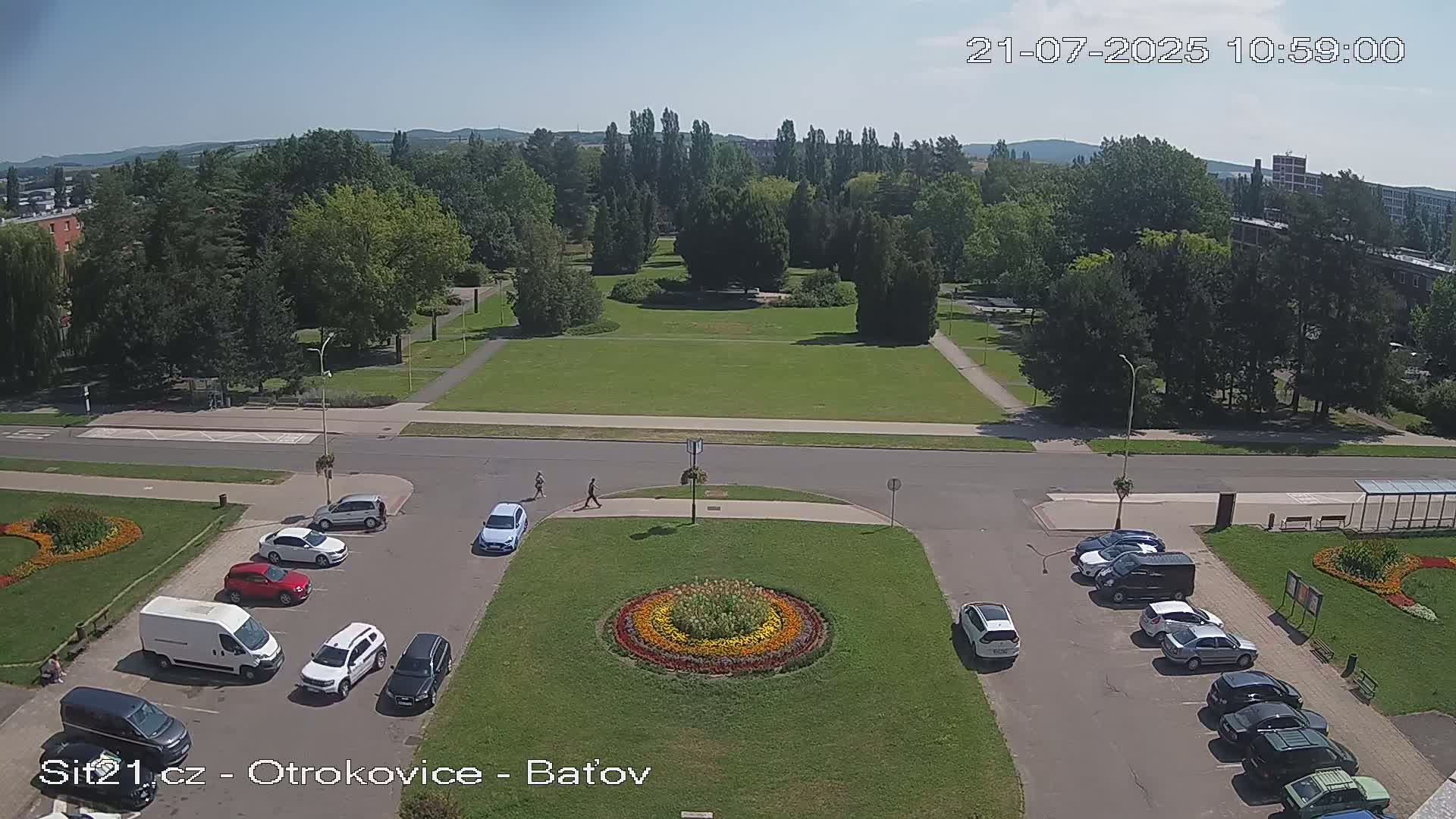 Otrokovice Batov Community Center Park & Flood Memorial Live Cam -  Otrokovice, Zlin, Czechia