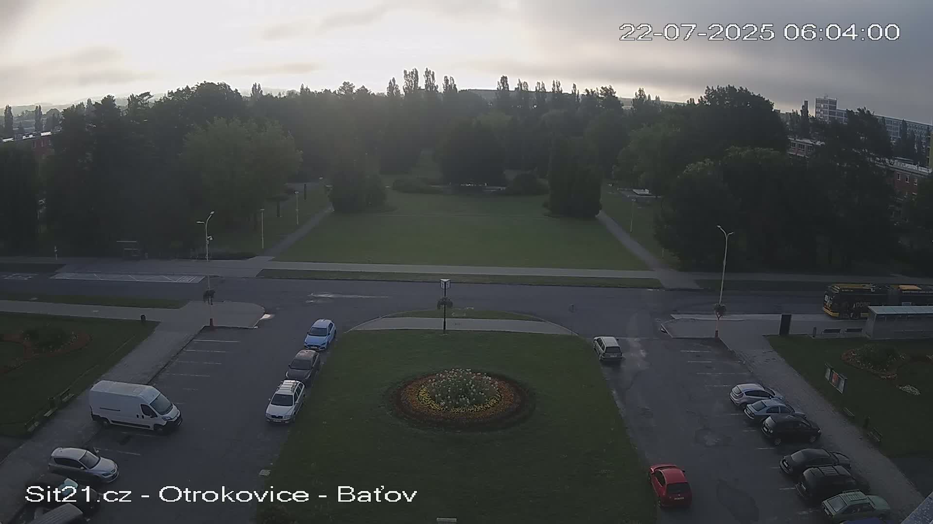 Otrokovice Batov Community Center Park & Flood Memorial Live Cam -  Otrokovice, Zlin, Czechia