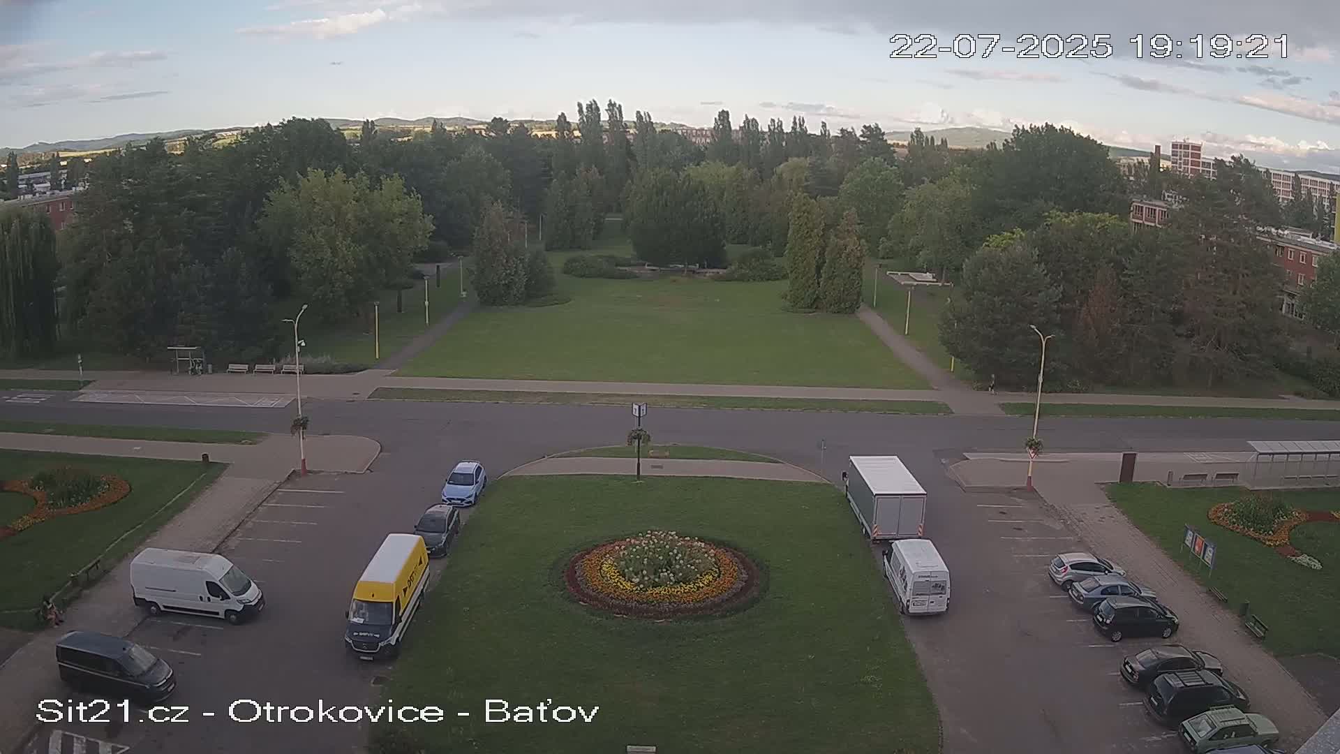 Otrokovice Batov Community Center Park & Flood Memorial Live Cam -  Otrokovice, Zlin, Czechia