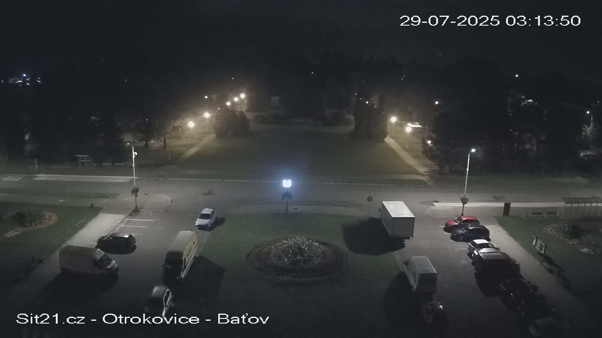 Otrokovice Batov Community Center Park & Flood Memorial Live Cam -  Otrokovice, Zlin, Czechia