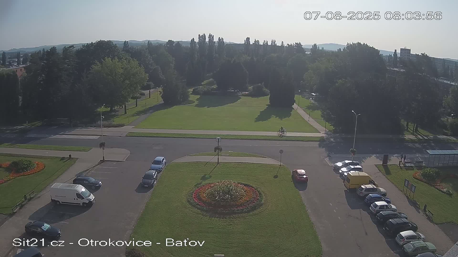 Otrokovice Batov Community Center Park & Flood Memorial Live Cam -  Otrokovice, Zlin, Czechia