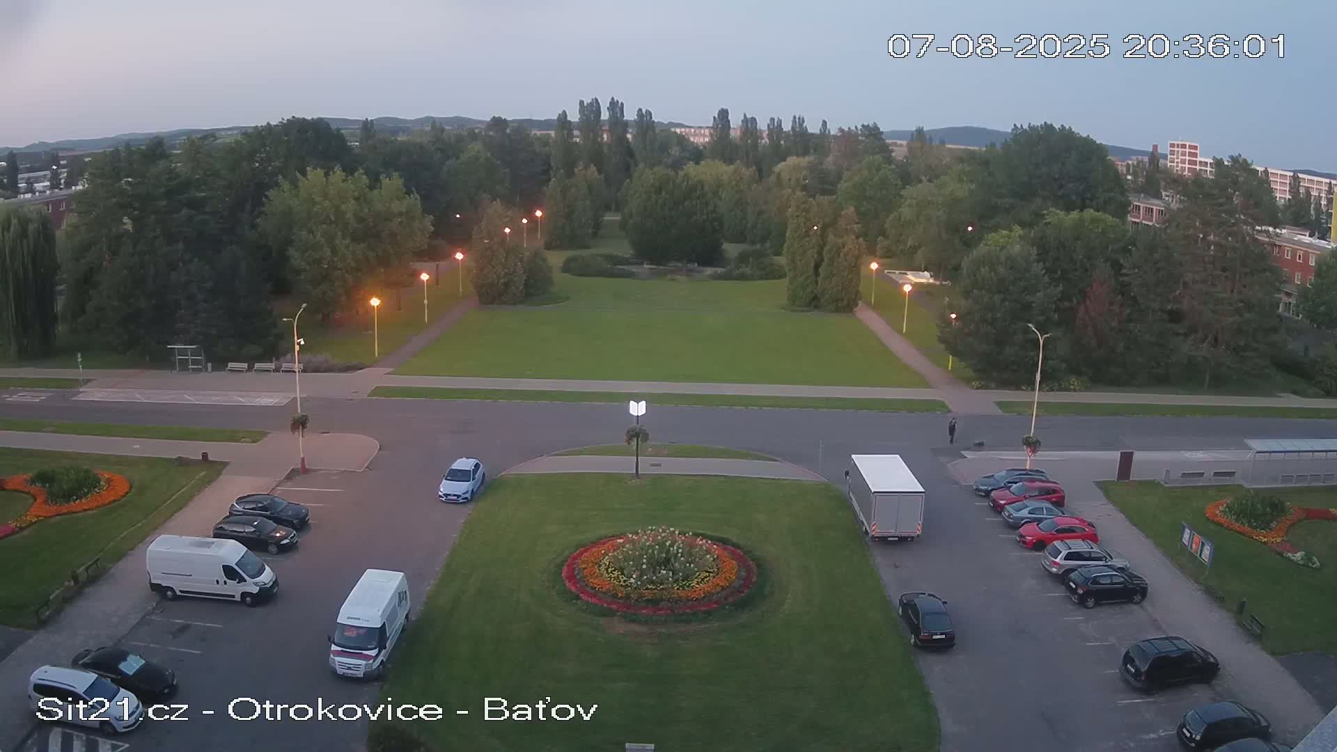 Otrokovice Batov Community Center Park & Flood Memorial Live Cam -  Otrokovice, Zlin, Czechia