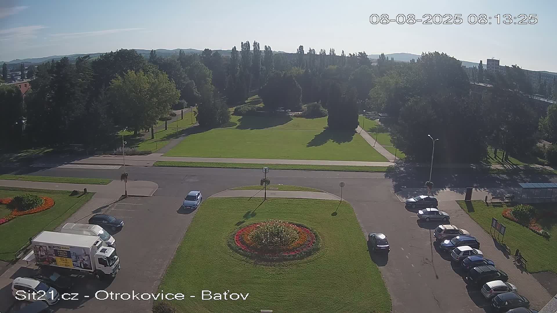 Otrokovice Batov Community Center Park & Flood Memorial Live Cam -  Otrokovice, Zlin, Czechia
