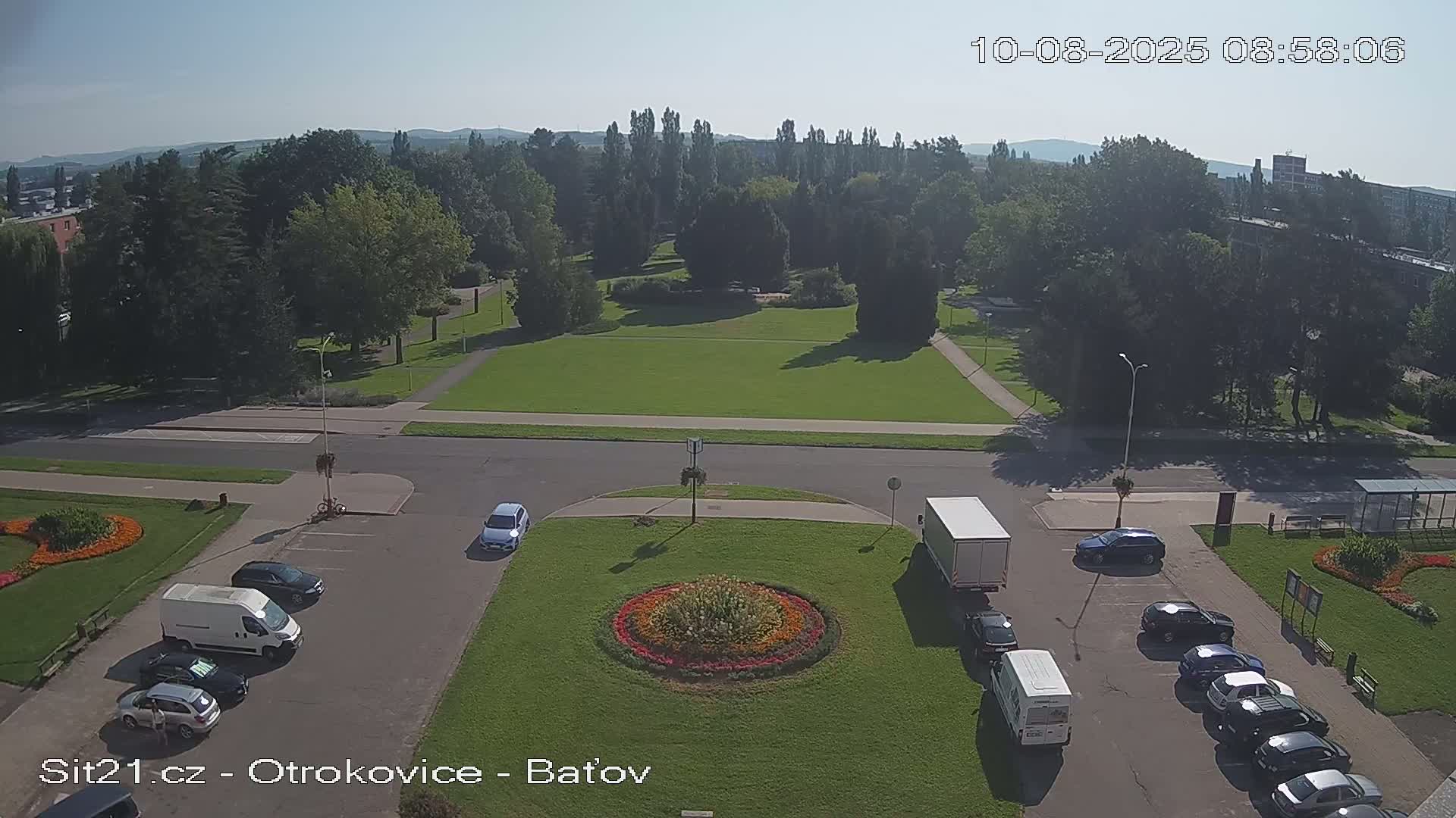 Otrokovice Batov Community Center Park & Flood Memorial Live Cam -  Otrokovice, Zlin, Czechia