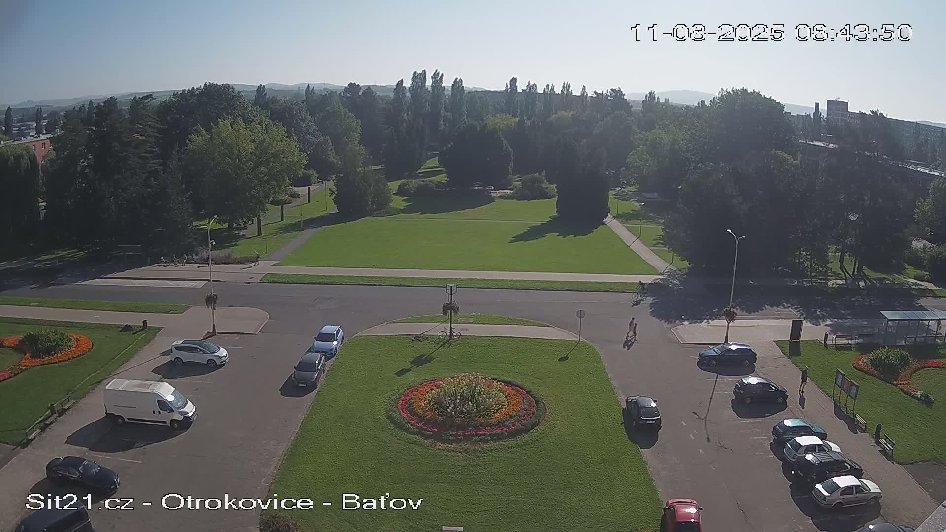 Otrokovice Batov Community Center Park & Flood Memorial Live Cam -  Otrokovice, Zlin, Czechia