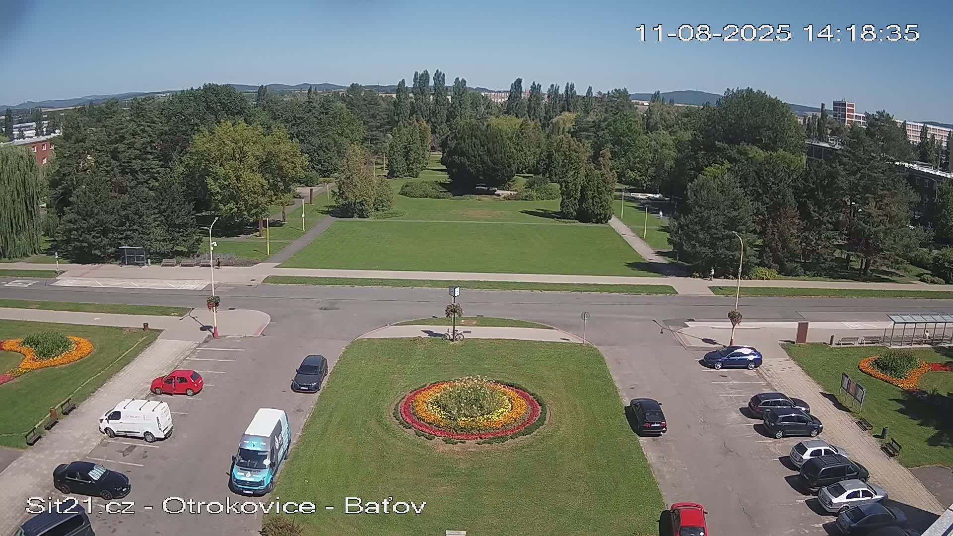 Otrokovice Batov Community Center Park & Flood Memorial Live Cam -  Otrokovice, Zlin, Czechia