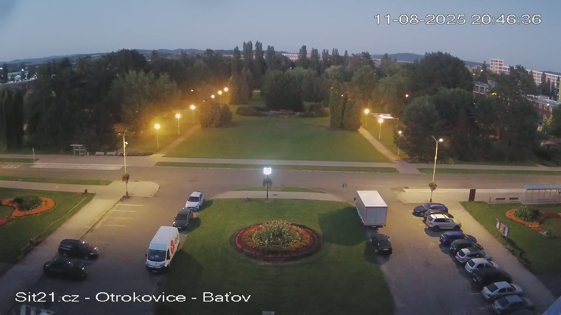 Otrokovice Batov Community Center Park & Flood Memorial Live Cam -  Otrokovice, Zlin, Czechia