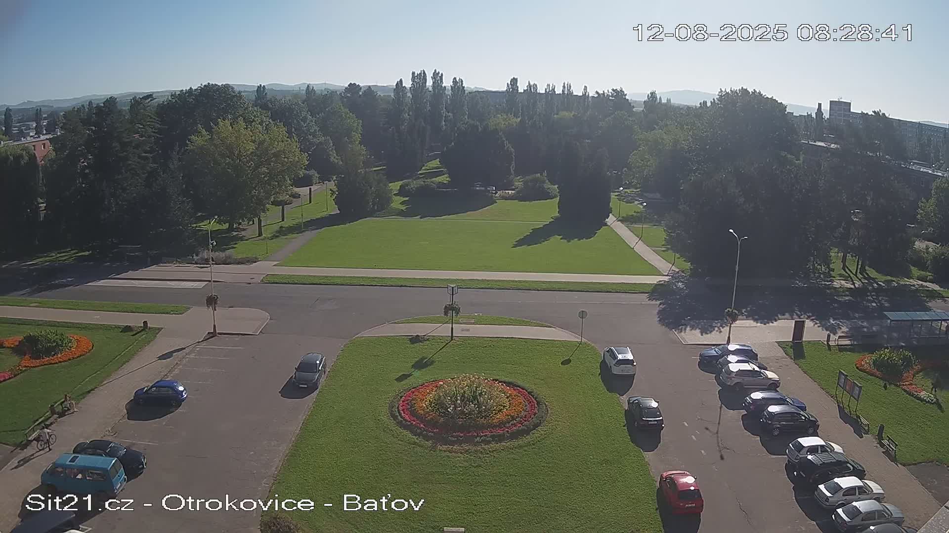 Otrokovice Batov Community Center Park & Flood Memorial Live Cam -  Otrokovice, Zlin, Czechia