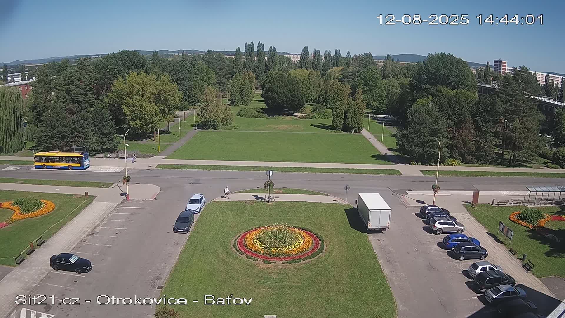 Otrokovice Batov Community Center Park & Flood Memorial Live Cam -  Otrokovice, Zlin, Czechia