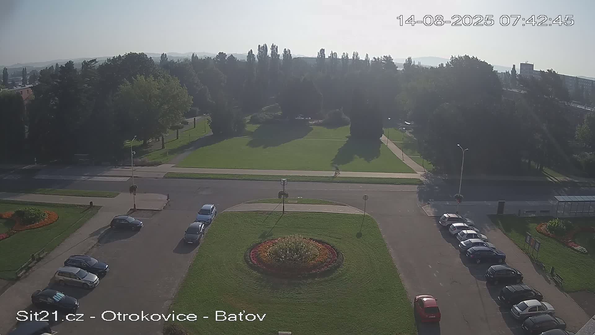 Otrokovice Batov Community Center Park & Flood Memorial Live Cam -  Otrokovice, Zlin, Czechia