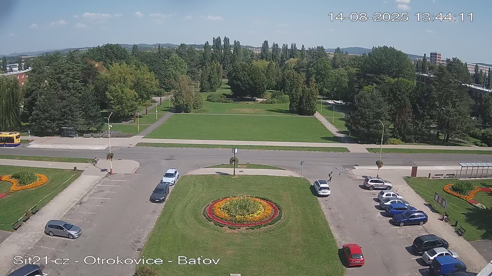 Otrokovice Batov Community Center Park & Flood Memorial Live Cam -  Otrokovice, Zlin, Czechia