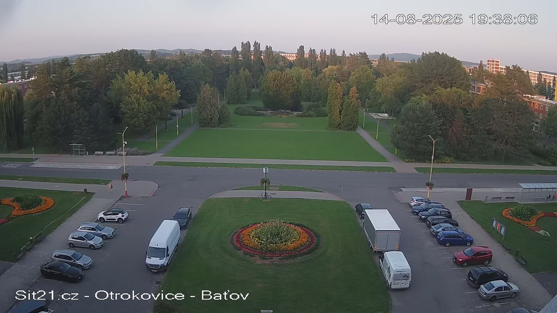 Otrokovice Batov Community Center Park & Flood Memorial Live Cam -  Otrokovice, Zlin, Czechia