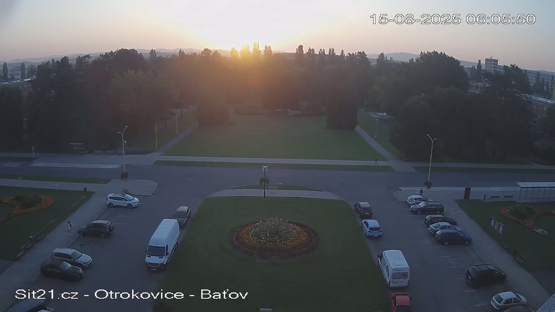Otrokovice Batov Community Center Park & Flood Memorial Live Cam -  Otrokovice, Zlin, Czechia