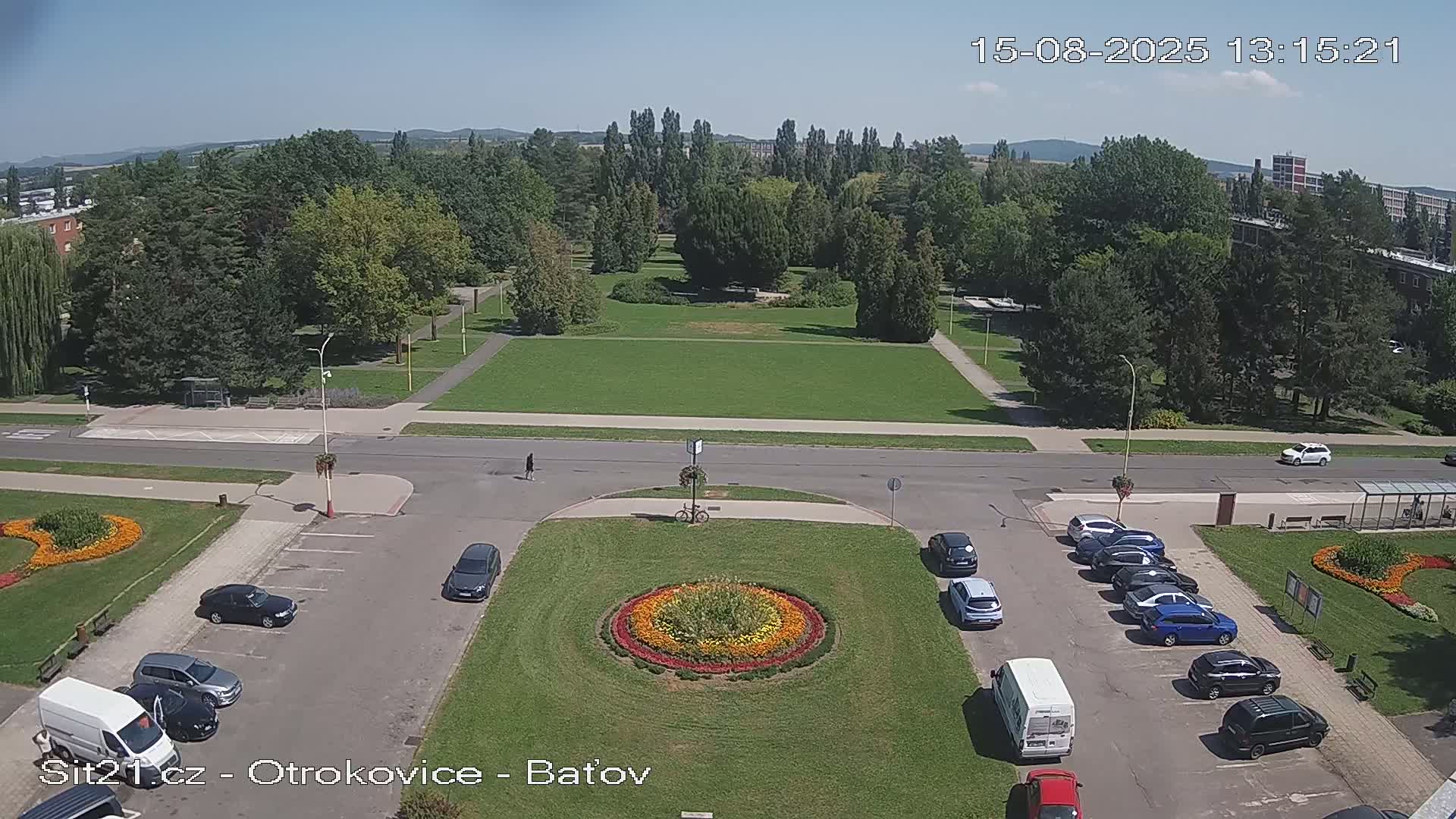 Otrokovice Batov Community Center Park & Flood Memorial Live Cam -  Otrokovice, Zlin, Czechia