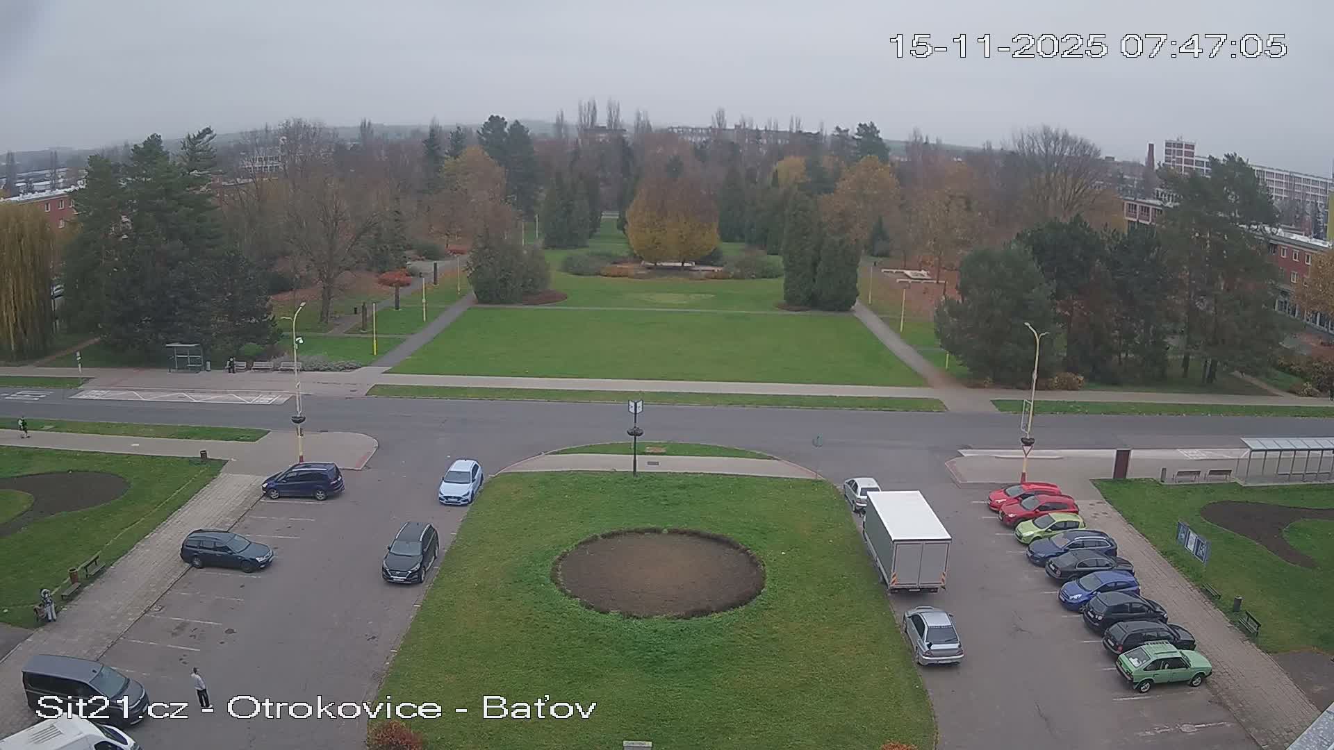 Otrokovice Batov Community Center Park & Flood Memorial Live Cam -  Otrokovice, Zlin, Czechia