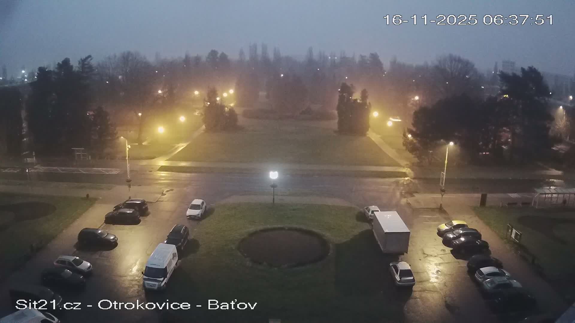 Otrokovice Batov Community Center Park & Flood Memorial Live Cam -  Otrokovice, Zlin, Czechia