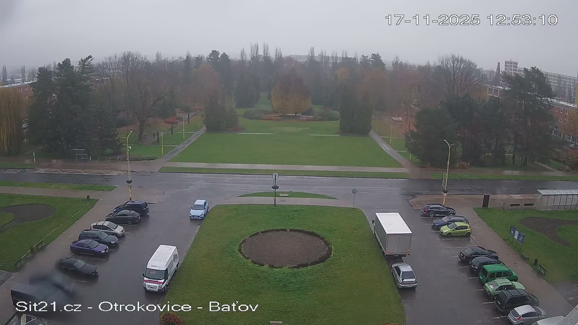 Otrokovice Batov Community Center Park & Flood Memorial Live Cam -  Otrokovice, Zlin, Czechia