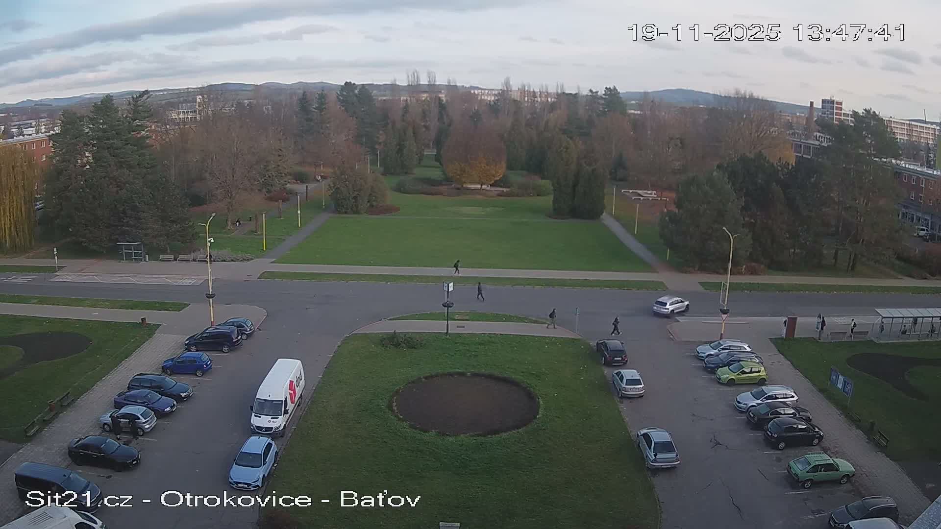 Otrokovice Batov Community Center Park & Flood Memorial Live Cam -  Otrokovice, Zlin, Czechia