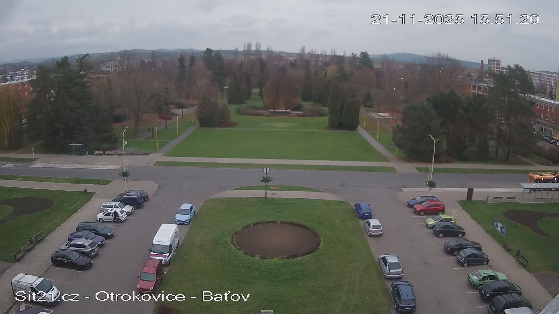 Otrokovice Batov Community Center Park & Flood Memorial Live Cam -  Otrokovice, Zlin, Czechia