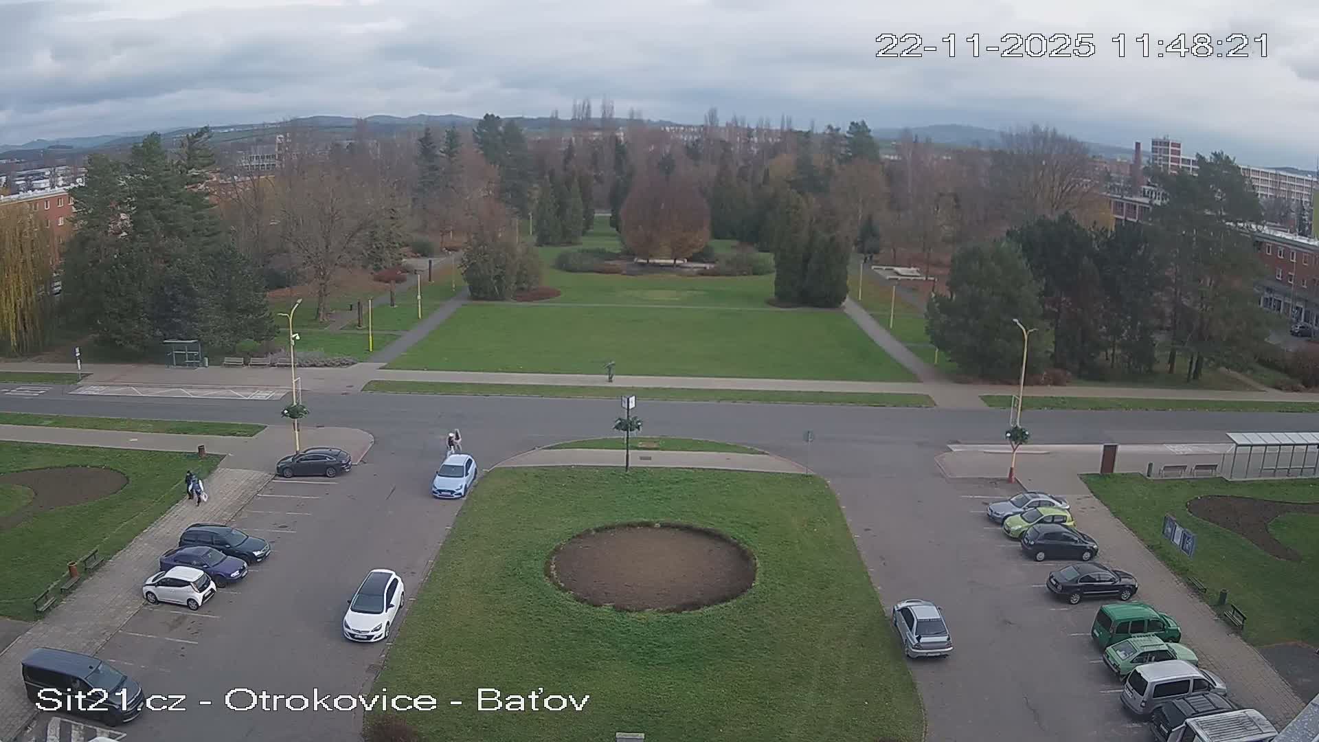 Otrokovice Batov Community Center Park & Flood Memorial Live Cam -  Otrokovice, Zlin, Czechia