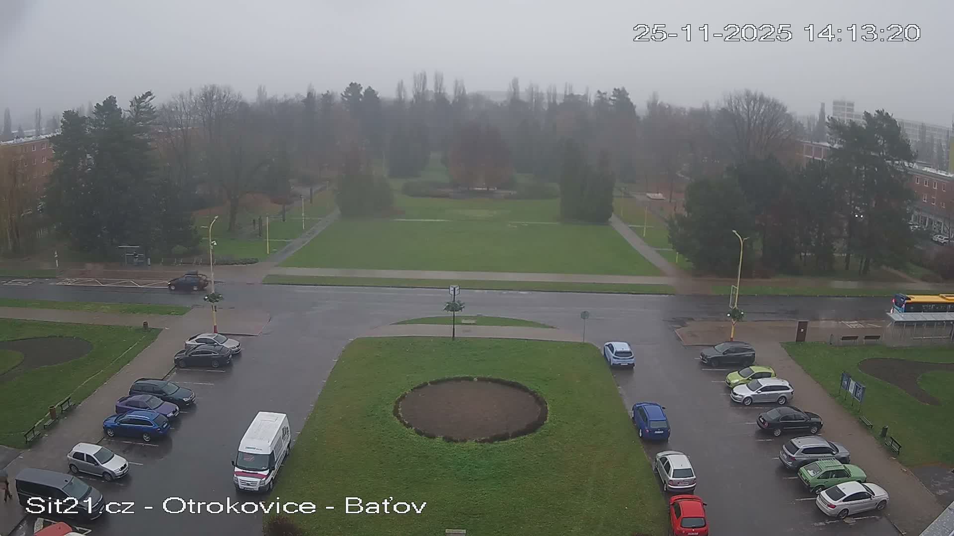 Otrokovice Batov Community Center Park & Flood Memorial Live Cam -  Otrokovice, Zlin, Czechia