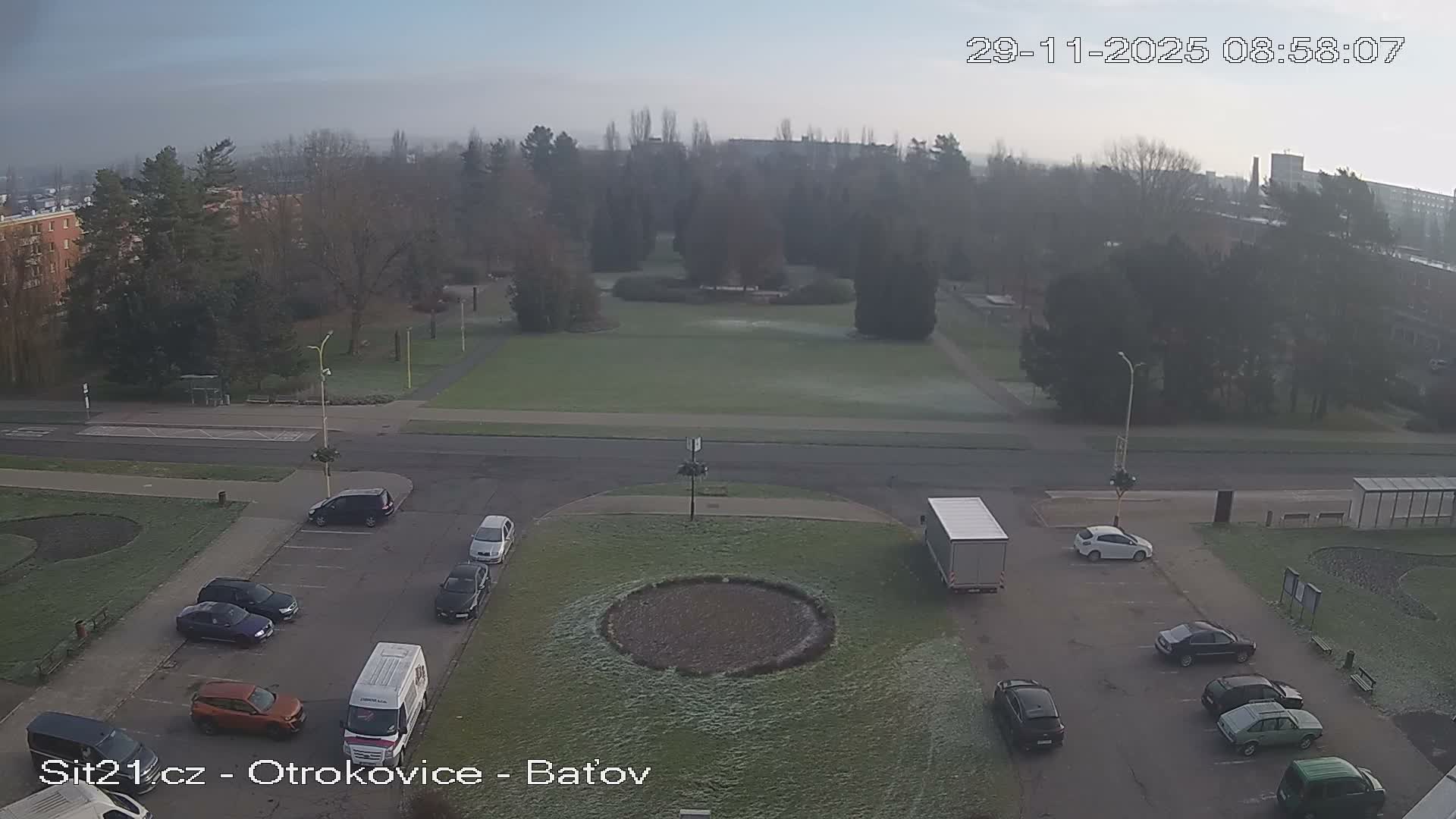 Otrokovice Batov Community Center Park & Flood Memorial Live Cam -  Otrokovice, Zlin, Czechia