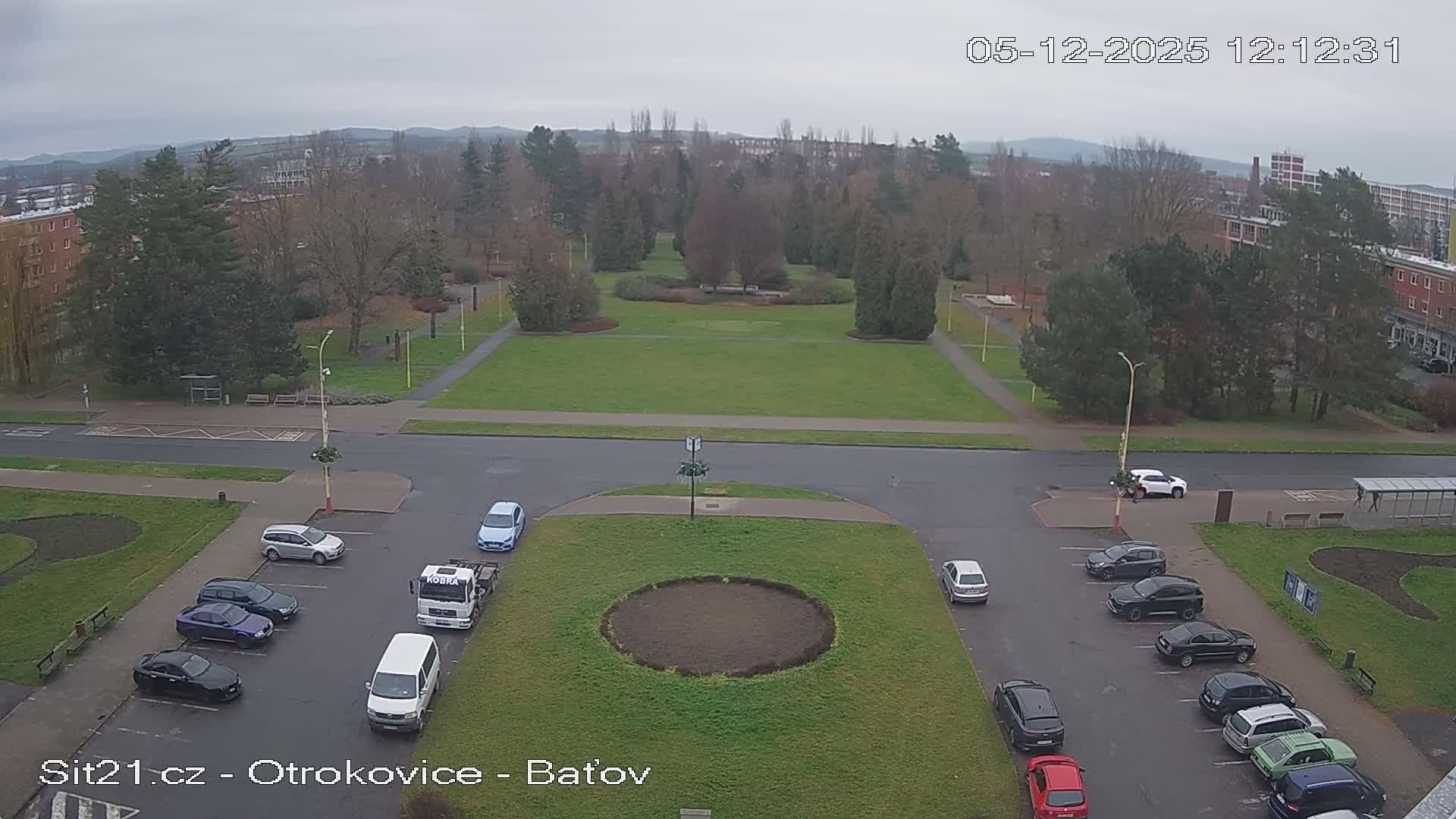 Otrokovice Batov Community Center Park & Flood Memorial Live Cam -  Otrokovice, Zlin, Czechia
