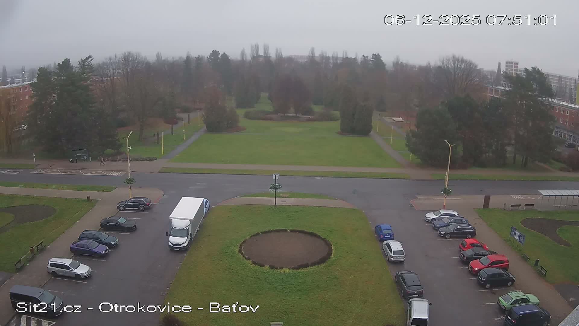 Otrokovice Batov Community Center Park & Flood Memorial Live Cam -  Otrokovice, Zlin, Czechia