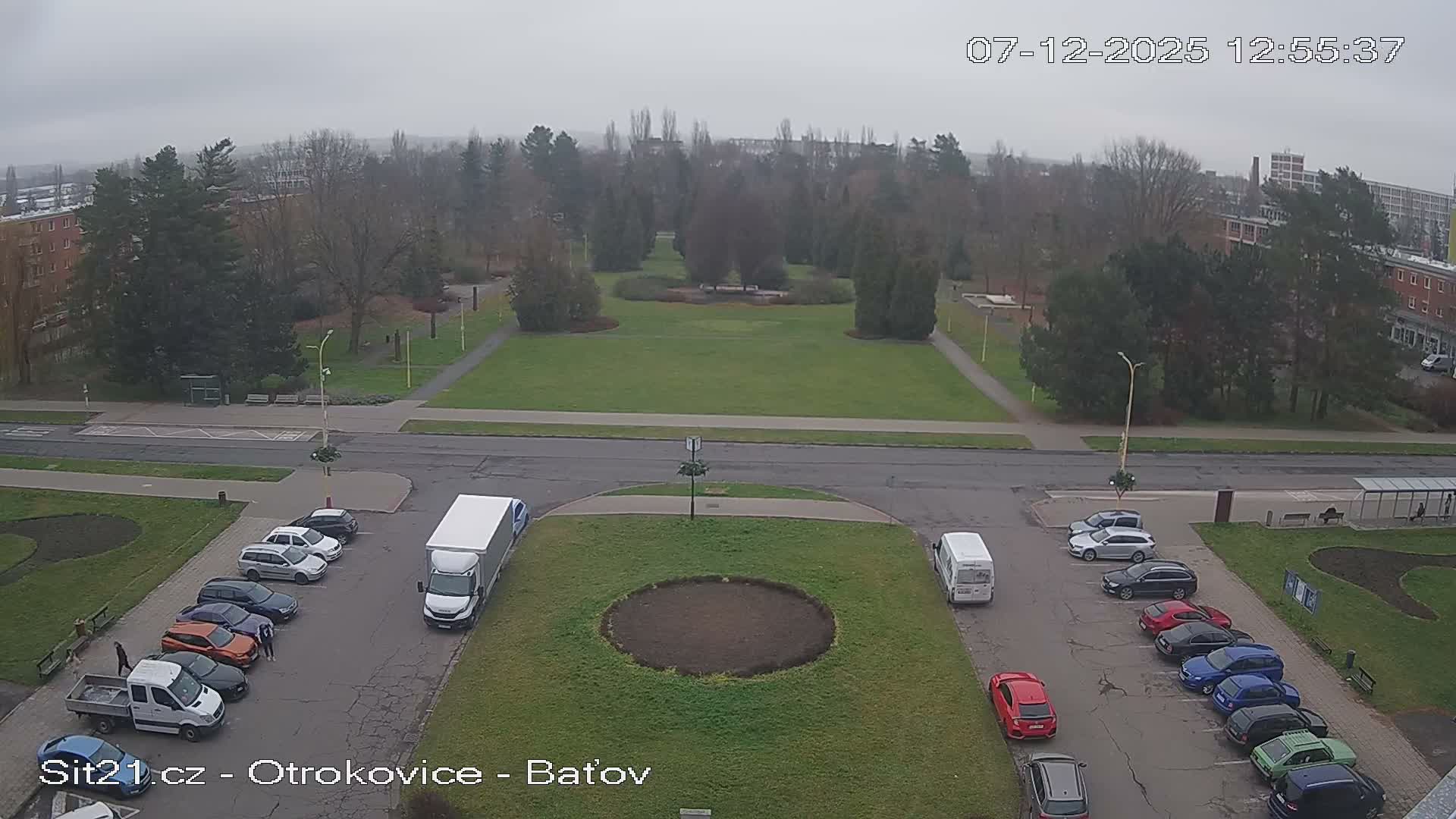 Otrokovice Batov Community Center Park & Flood Memorial Live Cam -  Otrokovice, Zlin, Czechia