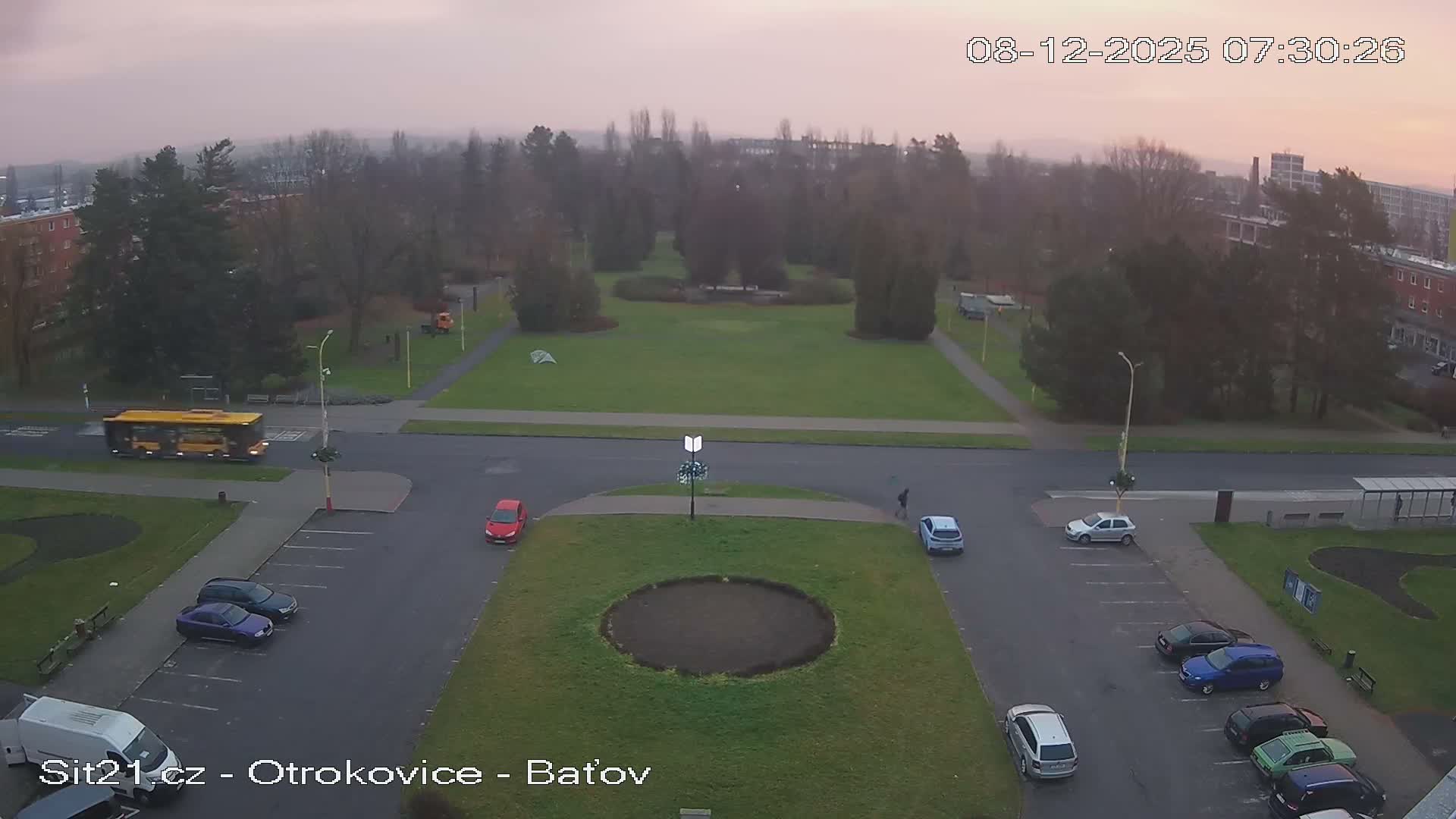 Otrokovice Batov Community Center Park & Flood Memorial Live Cam -  Otrokovice, Zlin, Czechia