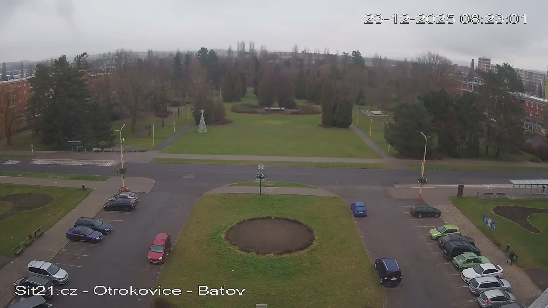 Otrokovice Batov Community Center Park & Flood Memorial Live Cam -  Otrokovice, Zlin, Czechia