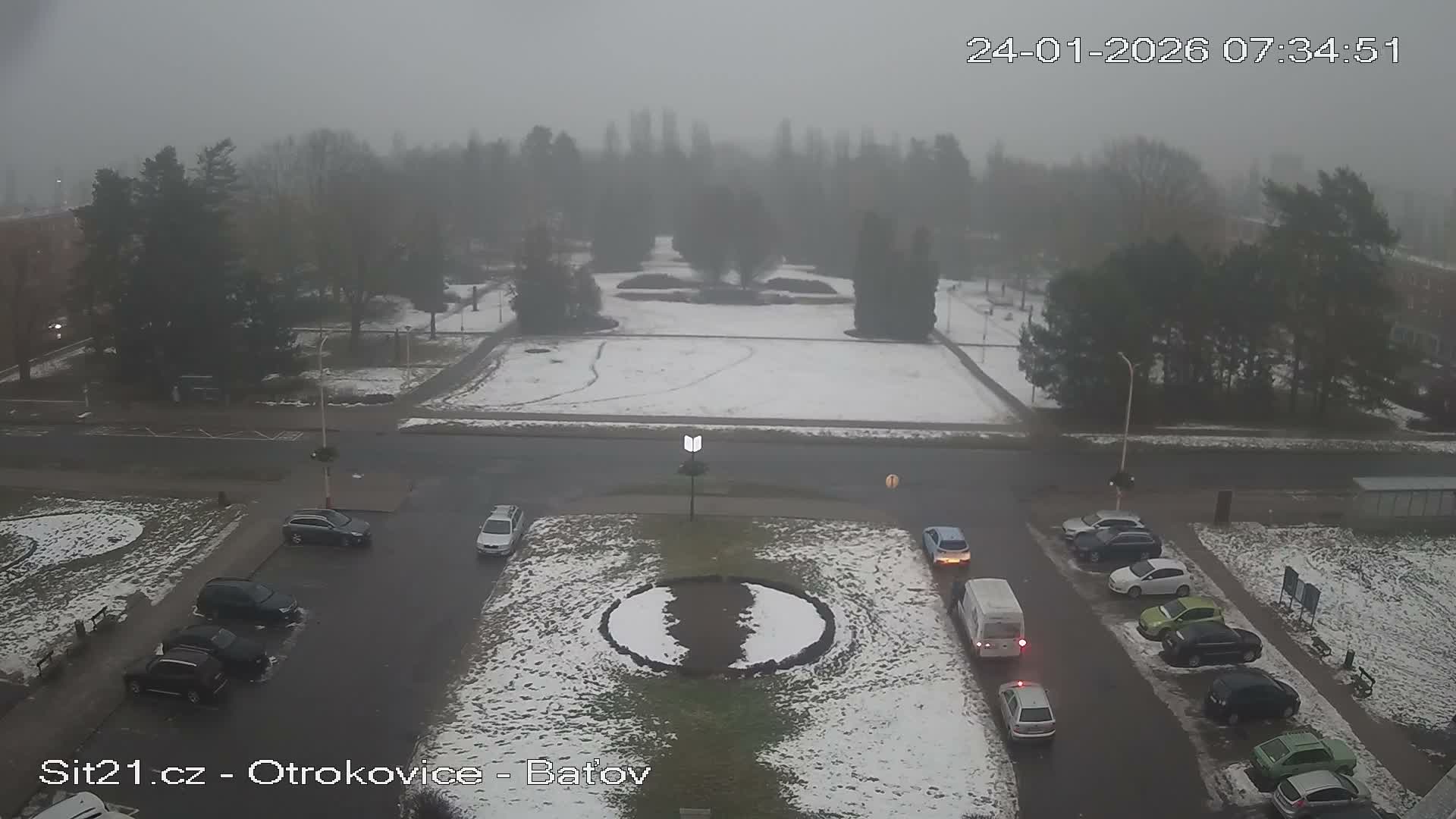 Otrokovice Batov Community Center Park & Flood Memorial Live Cam -  Otrokovice, Zlin, Czechia