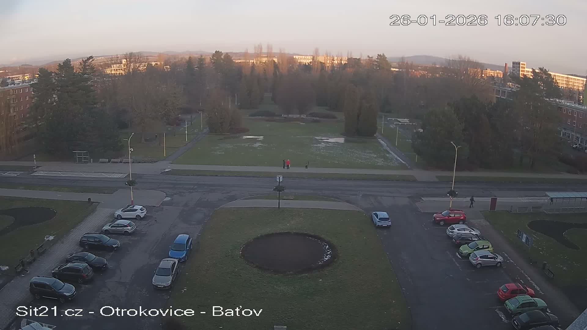 Otrokovice Batov Community Center Park & Flood Memorial Live Cam -  Otrokovice, Zlin, Czechia