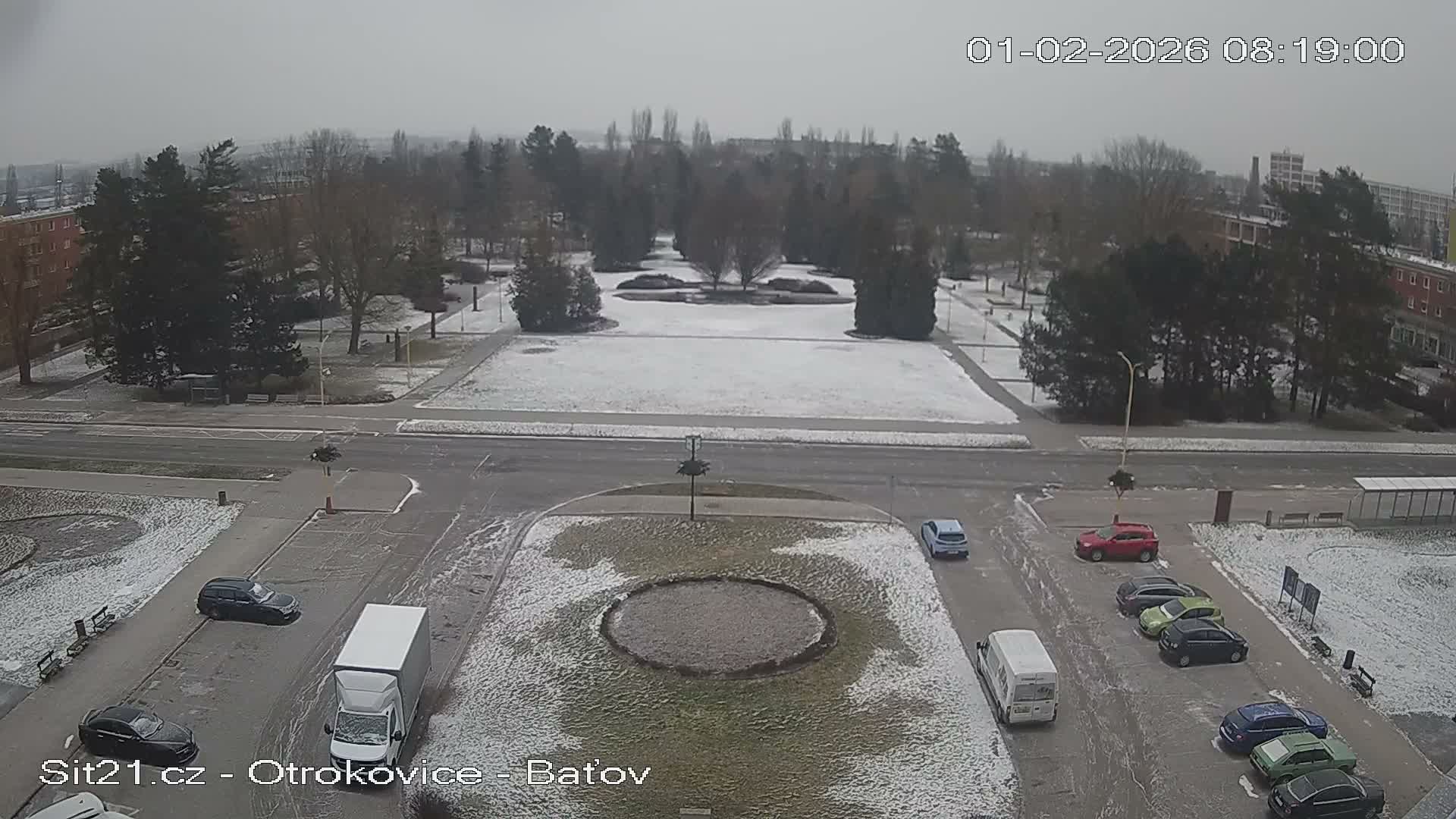 Otrokovice Batov Community Center Park & Flood Memorial Live Cam -  Otrokovice, Zlin, Czechia