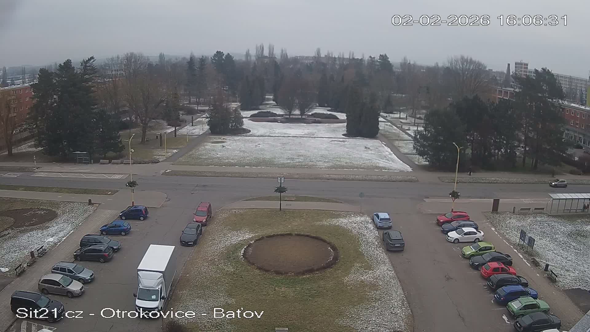 Otrokovice Batov Community Center Park & Flood Memorial Live Cam -  Otrokovice, Zlin, Czechia