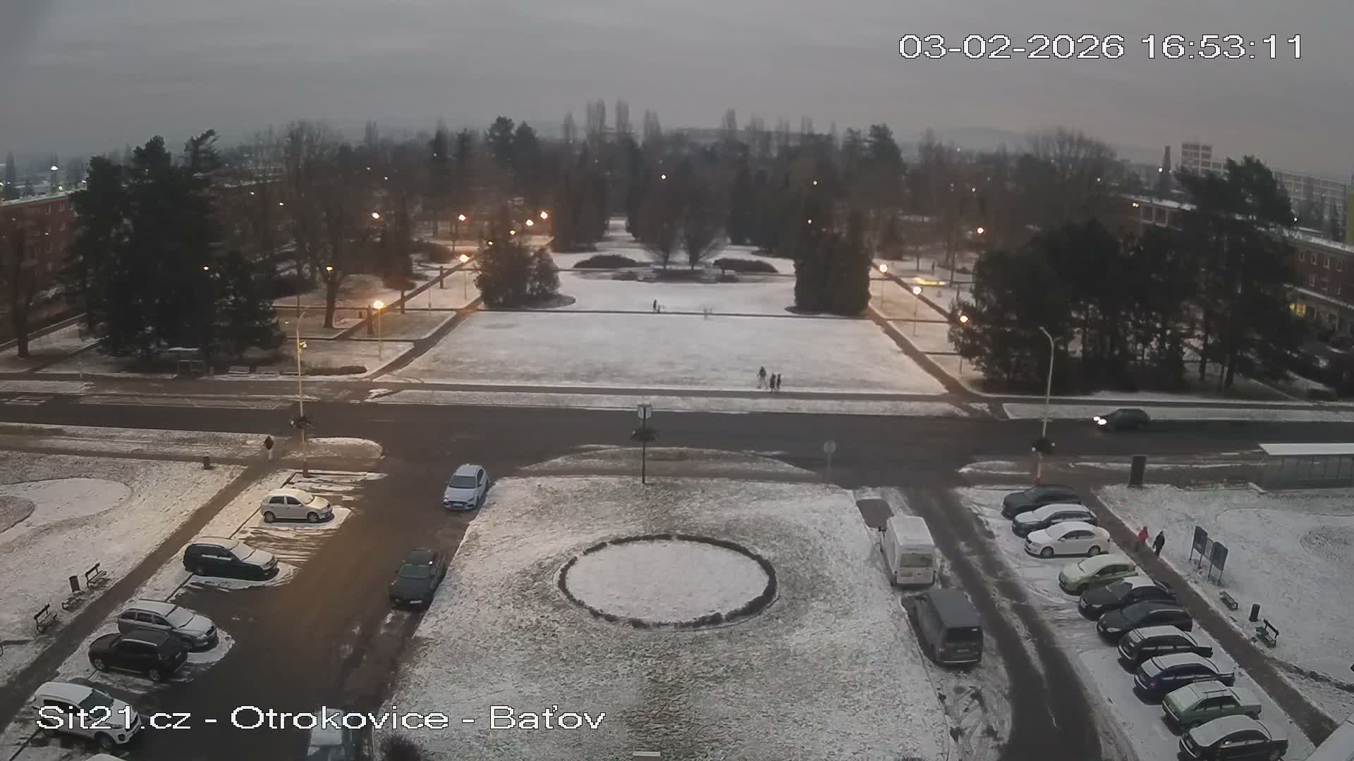 Otrokovice Batov Community Center Park & Flood Memorial Live Cam -  Otrokovice, Zlin, Czechia