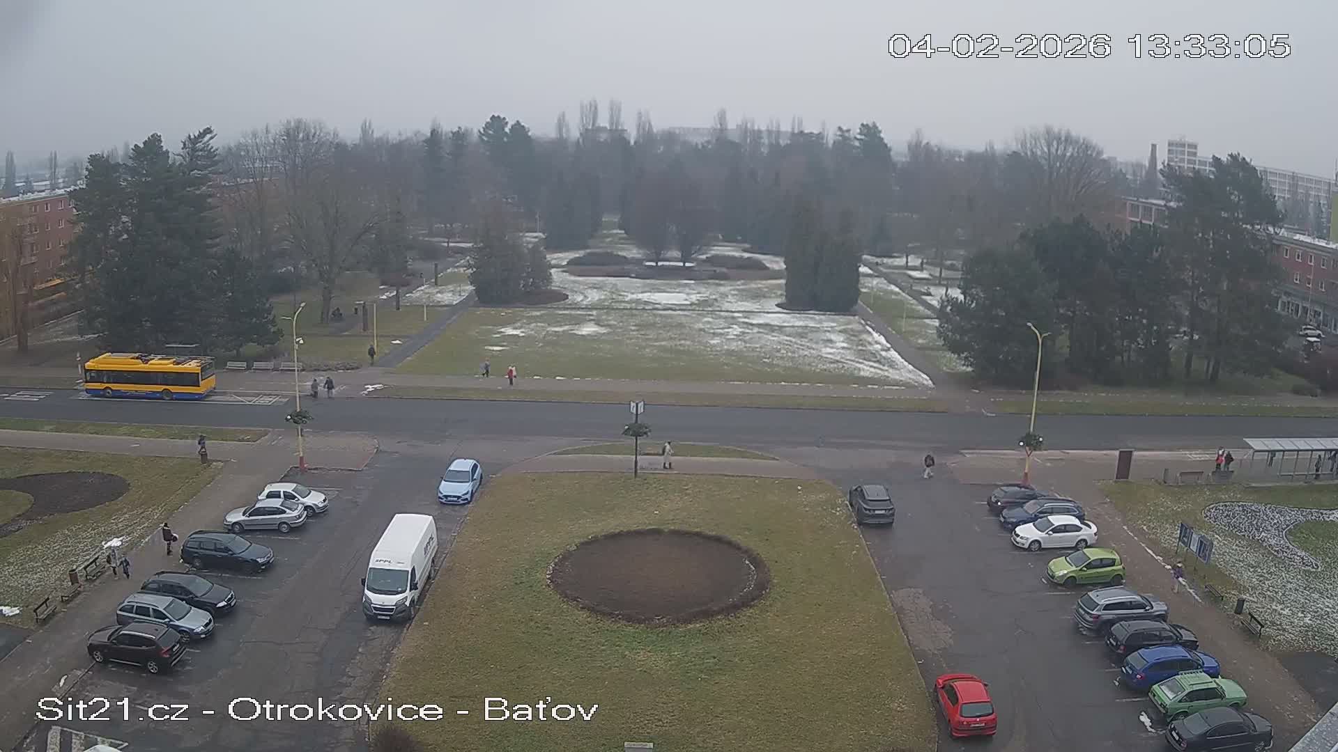 Otrokovice Batov Community Center Park & Flood Memorial Live Cam -  Otrokovice, Zlin, Czechia
