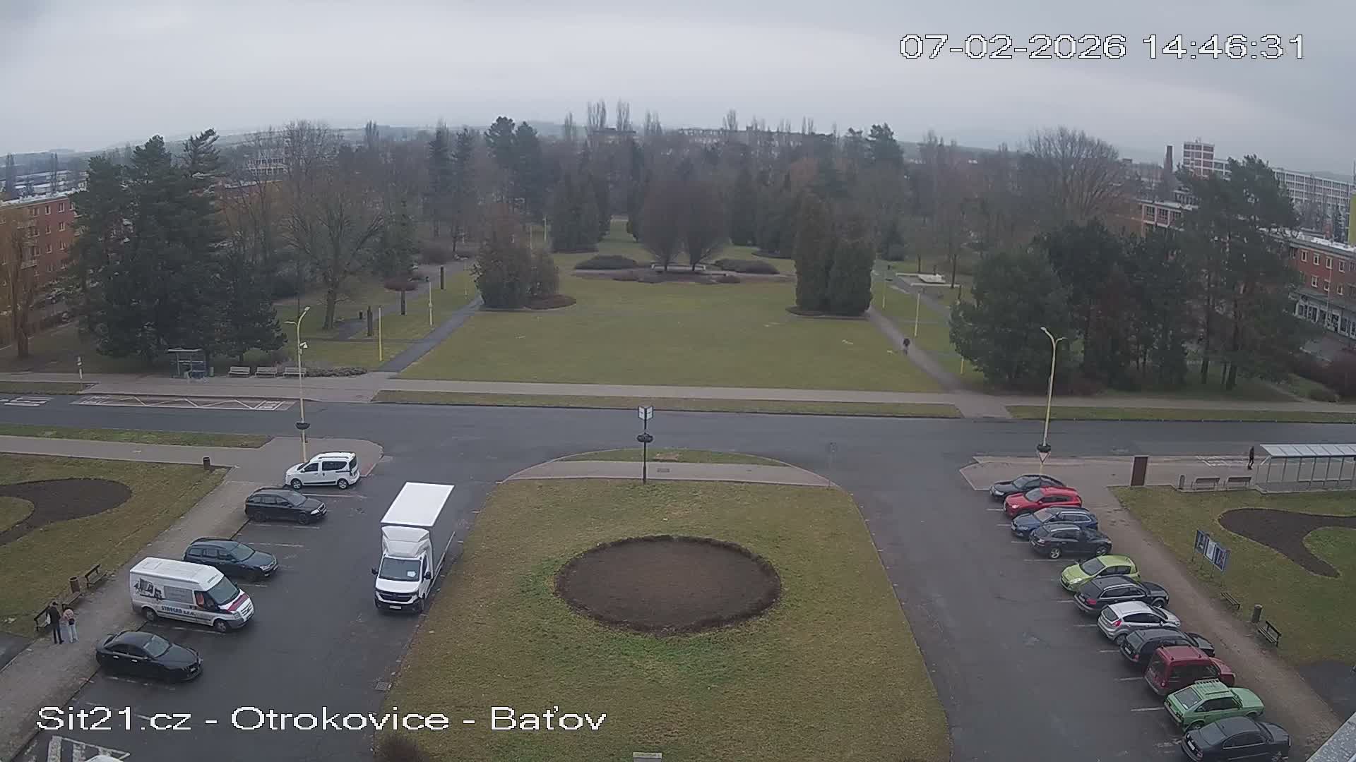 Otrokovice Batov Community Center Park & Flood Memorial Live Cam -  Otrokovice, Zlin, Czechia