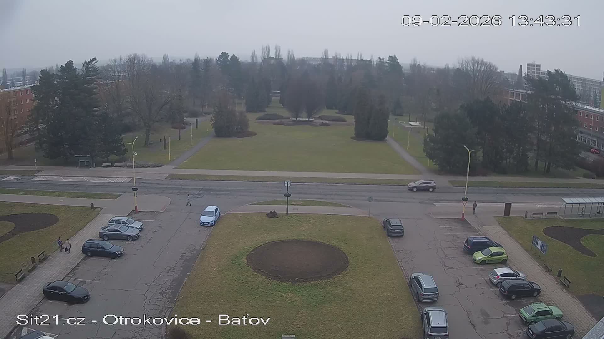 Otrokovice Batov Community Center Park & Flood Memorial Live Cam -  Otrokovice, Zlin, Czechia